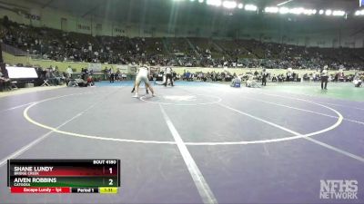 4A-190 lbs 3rd Place Match - Aiven Robbins, Catoosa vs Shane Lundy, Bridge Creek