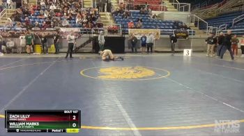 195 lbs Champ. Round 1 - Zach Lilly, Fargo Davies vs William Marks, Bismarck St Mary`s