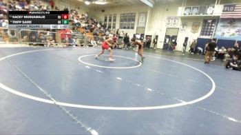 132 lbs Champ. Round 2 - Kacey Niusuamalie, Redondo Union vs Tripp Saire, Huntington Beach