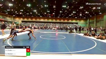 126 lbs Round Of 16 - Heath Clyde, Wasatch vs Speedy Walden, Choctaw