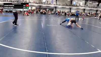 Silver 165 lbs Cons. Round 4 - Owen Milder, Luther vs Logan Straub, North Iowa Area Community College