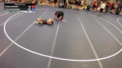 78 lbs Cons. Round 2 - Callum Cihlar, No Nonsense Wrestling vs Jax Kleespie, GunSmoke Wrestling Club