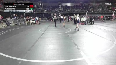 75 lbs Round Of 32 - Troy Bradley, Streaks Wrestling Club vs Parker Won, Olympic