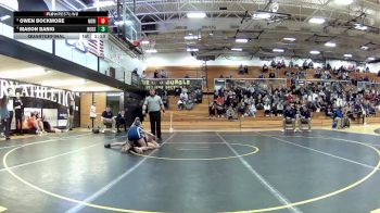 113 lbs Quarterfinal - Owen Bockmore, North Ridgeville vs Mason Banig, Hudson