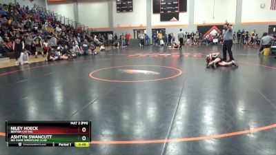 GN-2 lbs Round 2 - Ashtyn Swancutt, Big Game Wrestling Club vs Niley Hoeck, Benton Cat Pac