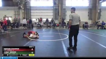 68 lbs Round 1 (6 Team) - Nathan Schuman, Mat Assassins vs Corey Brown, Junior Terps Xtreme