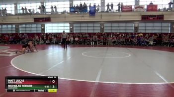 165 lbs Champ. Round 2 - Matt Lucas, Roger Williams vs Nicholas Roeger, Castleton