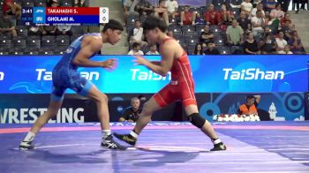 55 kg 1/8 Final - Shu Takahashi, Japan vs Mohammadreza Gholamreza GHOLAMI, Iran