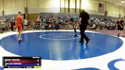 119 lbs Semifinal - Brody Weimer, IN vs Waylen Denkins, OH