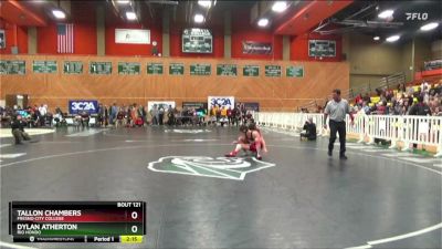 125 lbs Quarterfinal - Tallon Chambers, Fresno City College vs Dylan Atherton, Rio Hondo