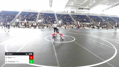 46 lbs Rr Rnd 1 - Owen Deal, Powerline WC vs Nathaniel Vasquez, Powerline WC