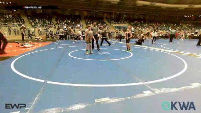 64 lbs Round Of 16 - Jaxson Wright, Bartlesville Wrestling Club vs Copper Dewey, Tulsa Blue T Panthers