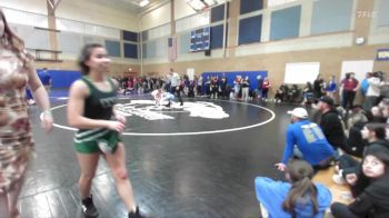 110lbs Champ. Round 3 - Molana Cisneros, Zillah (Girls) vs Yarely Cervantes, Federal Way (Girls)