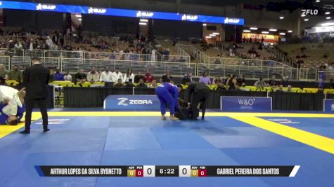 Gabriel Pereira Dos Santos vs Arthur Lopes Da Silva Bysnetto 2025 Pan Jiu Jitsu IBJJF Championship
