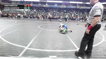 55 lbs 3rd Place - James Gremillion, Stronghold WC vs Carvell Houston III, Warriors