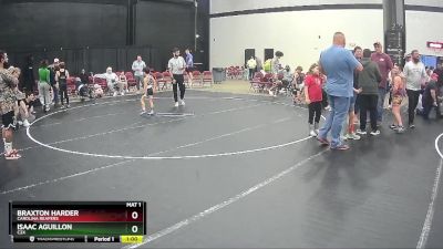 52 lbs 2nd Place Match - Isaac Aguillon, C2X vs Braxton Harder, Carolina Reapers