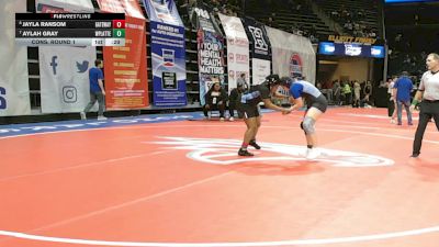 190 Class 1 lbs Cons. Round 1 - Jayla Ransom, Gateway vs Aylah Gray, West Platte
