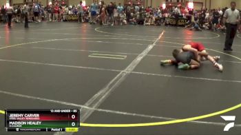 85 lbs Semifinal - Madison Healey, X-Calibur vs Jeremy Carver, Steel Valley Renegades