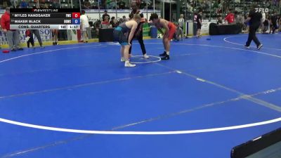175 lbs Cons. Quarters - Myles Handsaker, Farmboy Wrestling Club vs Waker Black, Big Game Wrestling Club