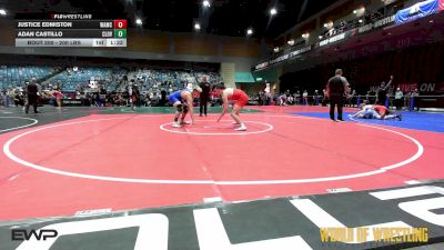 200 lbs 3rd Place - Justice Edmiston, West Albany Mat Club vs Adan Castillo, Clovis