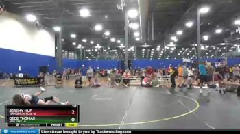 117 lbs Round 4 (6 Team) - Jeremy Huf, Team Gotcha Blue vs Dece Thomas, ARES Grey