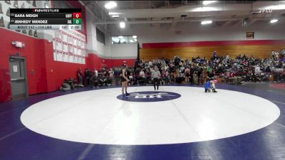 114 lbs Quarterfinal - Sara Meigh, Goffstown vs Jenhedy Mendez, Salem
