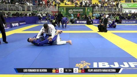 Felipe Augusto Farias Bezerra vs Luis Fernando De Oliveira 2025 Brasileiro Jiu-Jitsu IBJJF
