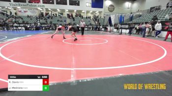 101 lbs Consi Of 32 #2 - Kash Davis, Redmond High School vs Jordan Medrano, Diablos WC