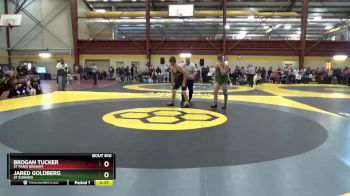 157 lbs Cons. Round 6 - Jared Goldberg, St Edward vs Brogan Tucker, St Paris Graham