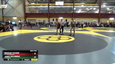 157 lbs Cons. Round 6 - Jared Goldberg, St Edward vs Brogan Tucker, St Paris Graham