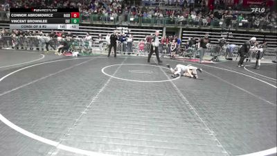 57 lbs Consi Of 8 #2 - Connor Abromowicz, Hasbrouck Heights vs Vincent Brownlee, Eht