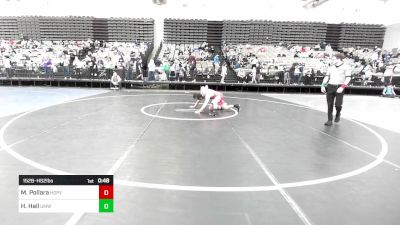 152B-HS2 lbs Semifinal - Max Pollara, Hopewell Valley vs Hayden Hall, Upper Merion Wrestling Club