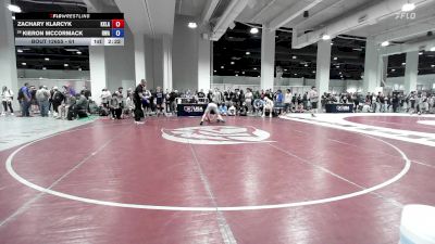 61 lbs Cons. Round 1 - Zachary Klarcyk, KLAWS (Kids Love Amateur Wrestling Style) vs Kieron McCormack, Roundtree Wrestling Academy