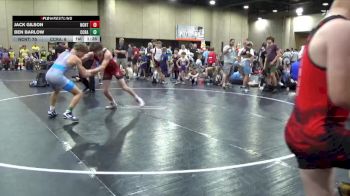 140 lbs Round 4 (6 Team) - Jack Gilson, NC National Team Gold vs Ben Barlow, Funky Crayons