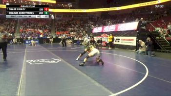 1A-144 lbs Champ. Round 1 - Charlie Christensen, AC/GC vs Chase O`Riley, Lenox