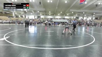 100 lbs Cons. Semi - Emory Galyon, Pigeon Forge Wrestling Club vs Victoria Rubio, Blackman Wrestling Club