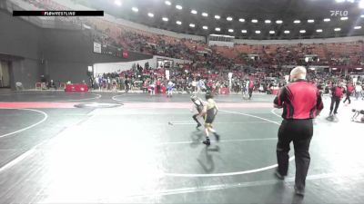 60 lbs 5th Place Match - Tyson Seitz, De Pere Youth Wrestling vs Brandt Perry, B.A.M Training Center