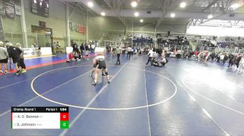 195 lbs Champ. Round 1 - Sterling Johnson, Sanderson Wrestling Academy vs Kingston O`Bannon, Elite Wrestling