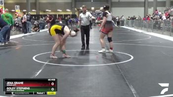 190 lbs Cons. Round 1 - Goldy Stephens, Hayleighs Hammers vs Jena Grame, Osage City