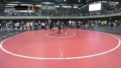 86 lbs Consi Of 8 #2 - Julia Belen, Cheshire vs Jae Swanick, Hawley