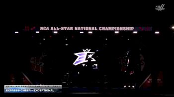 Express Cheer - Exceptional [2026 L4.2 Senior - Small - B Day 1] 2026 NCA All-Star National Championship
