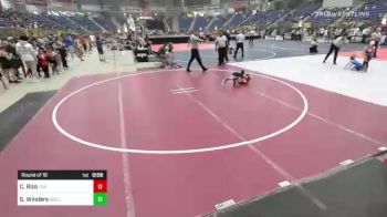 49 lbs Round Of 16 - Christian Rizo, Top Notch vs Sterling Winders, Socorro Wawrriors