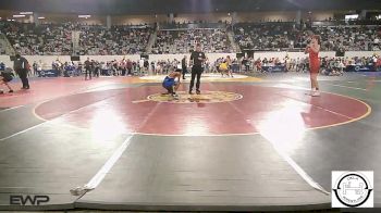 130 lbs Quarterfinal - Kinsler Lamb, Altus JH vs Gabriel Davis, Tough N Technical Wrestling Club