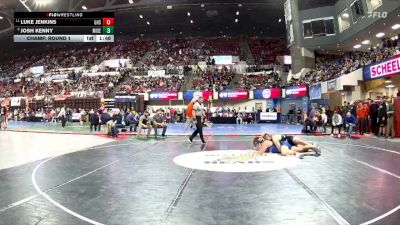 AA - 285 lbs Champ. Round 1 - Luke Jenkins, Gallatin (Bozeman) vs Josh Kenny, Missoula Sentinel