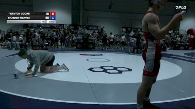 61 kg Champ. Rd Of 64 - Kenton Cooke, Jackrabbit Wrestling Club vs Braiden Weaver, M2 Training Center