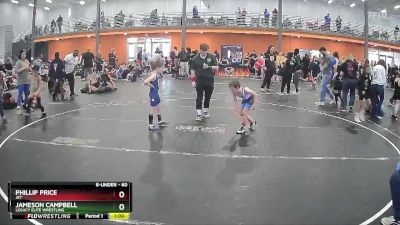 60 lbs Cons. Round 2 - Jameson Campbell, Legacy Elite Wrestling vs Phillip Price, JET