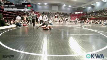 150-160 lbs Rr Rnd 1 - Astri Cabrera, Warner Eagles Youth Wrestling vs Bethenigh Clark, Buck Pride Wrestling