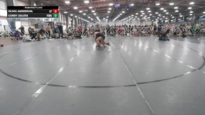 136 lbs Round 2 (3pm Friday) - Cordy Zalota, POWA vs Olivia Anderson., Cali Pink