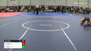 138 lbs Round Of 32 - Haven Owens, Apple Valley vs Caleb Martin, Team Alaska