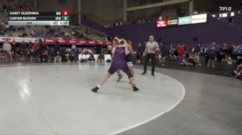 285 lbs Semis (4 Team) - Carter Blough, Grand Valley State vs Casey Olszowka, McKendree